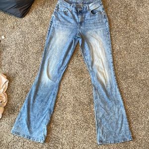 Extra long flare jeans!